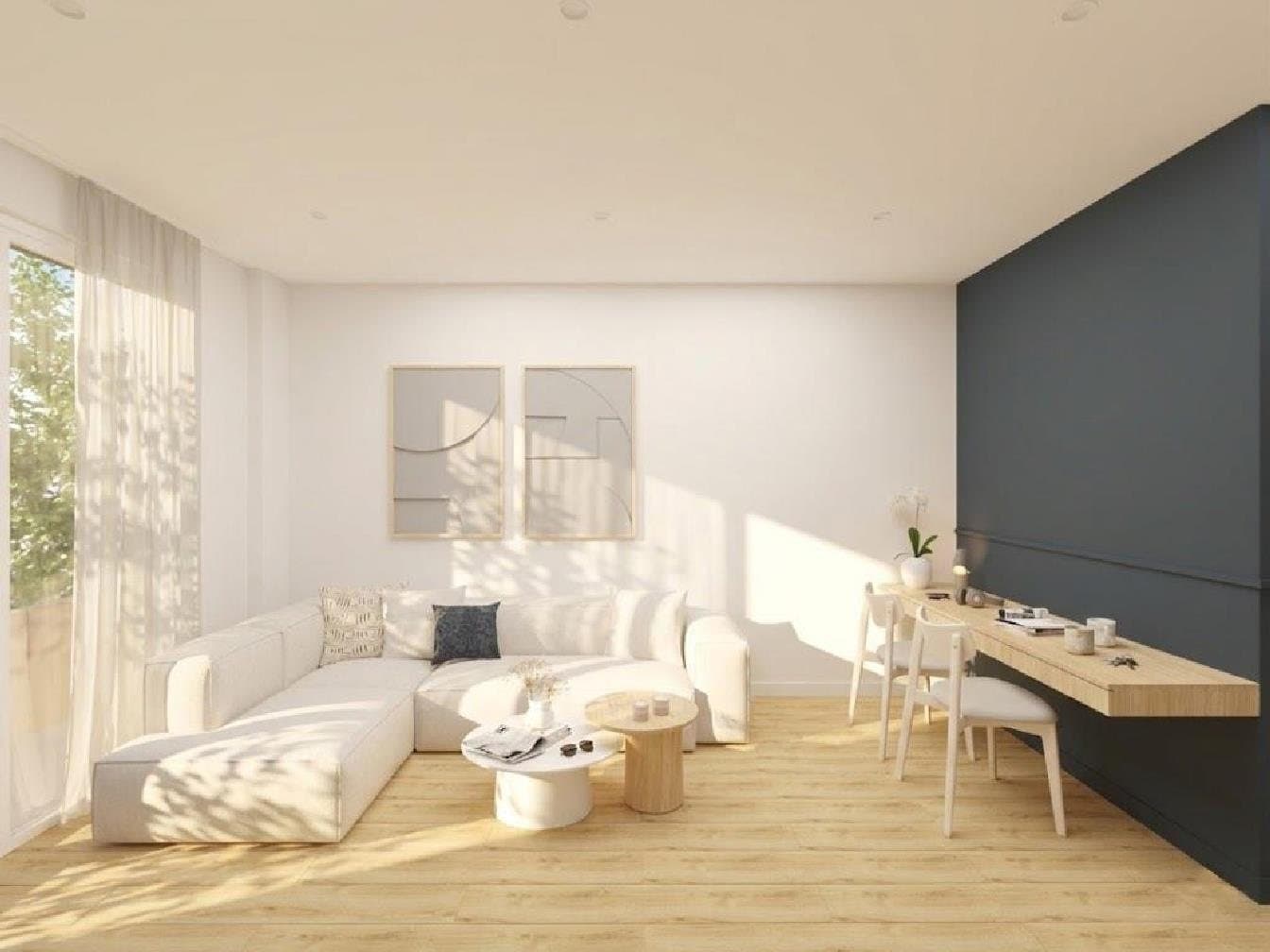 Visualisation of apartment 01: living area